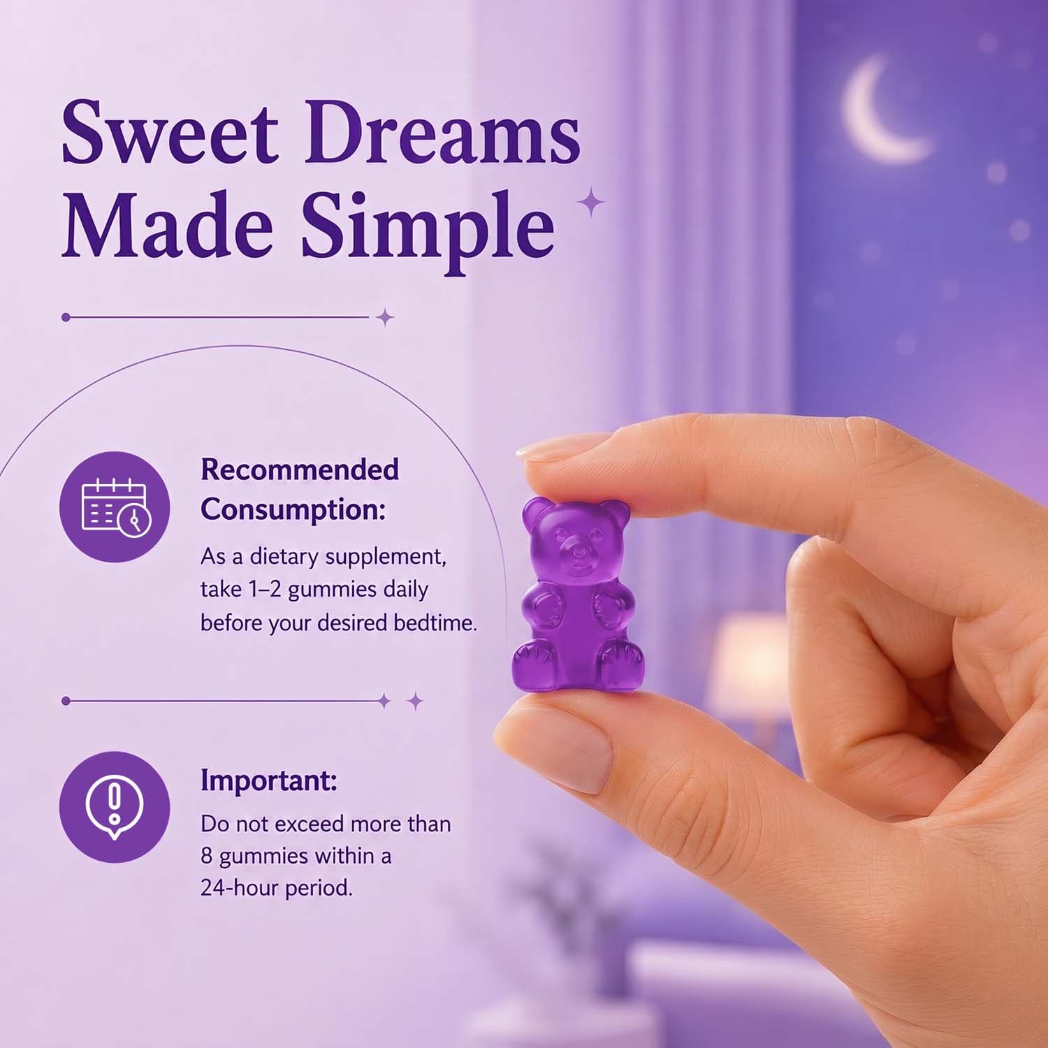 Deep Sleep Rest & Relaxation Gummies 6