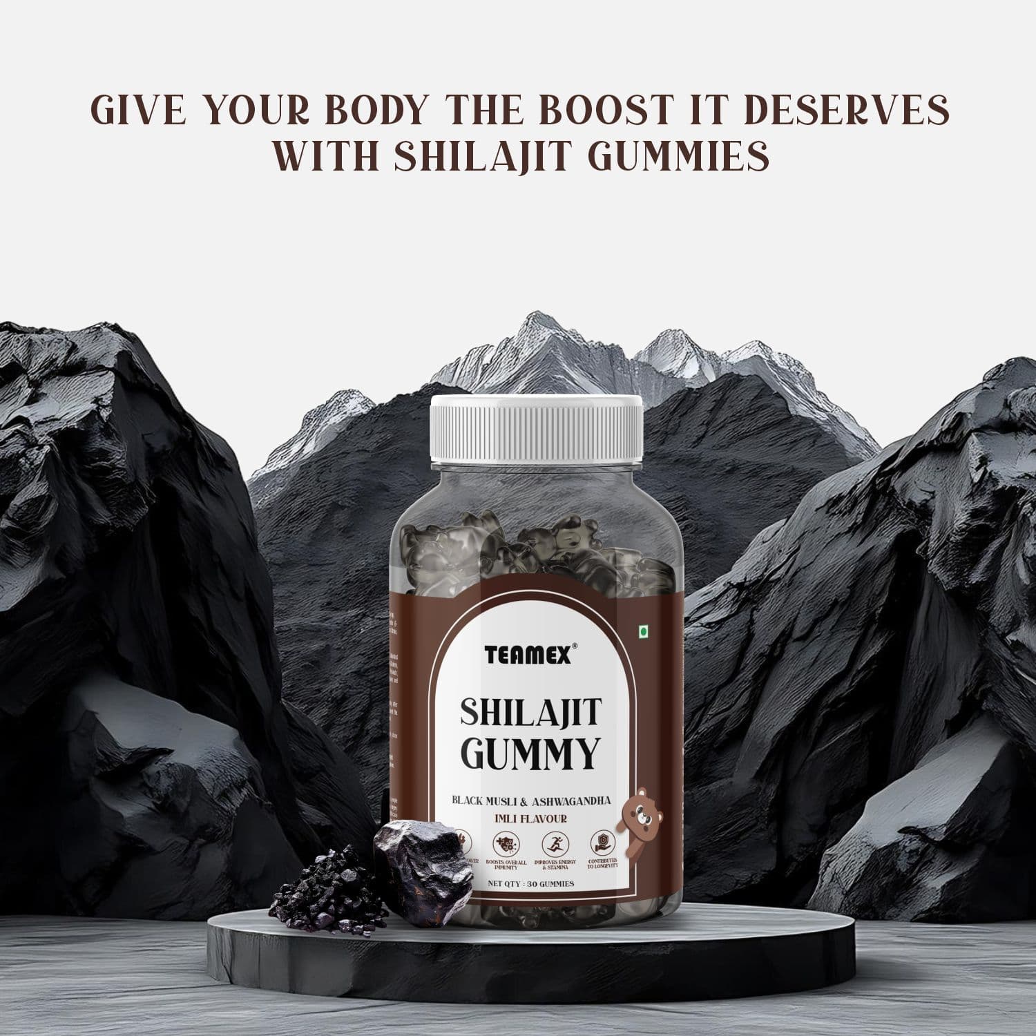 Himalayan Pure Shilajit Stamina & Energy Gummies 2