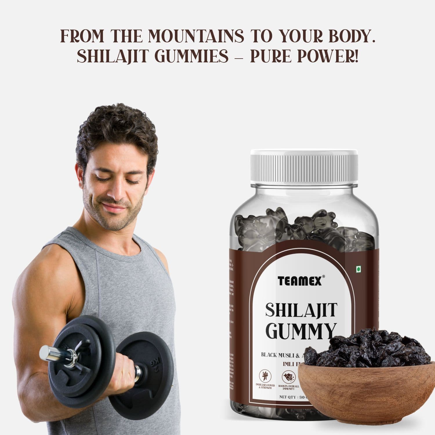 Himalayan Pure Shilajit Stamina & Energy Gummies 6