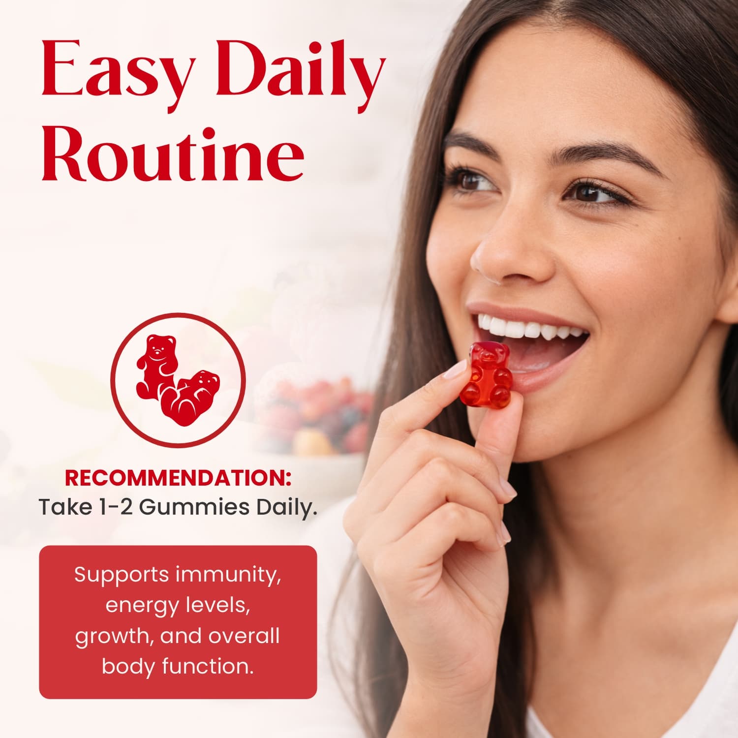 Daily Essential Multivitamin & Immunity Gummies 6